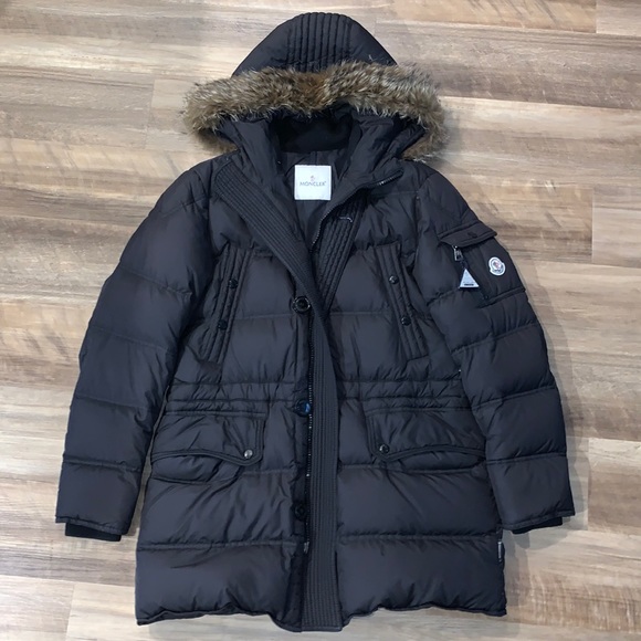 Men’s Moncler long down jacket